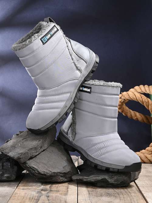 men grey winter boots - 21575818 -  Standard Image - 0