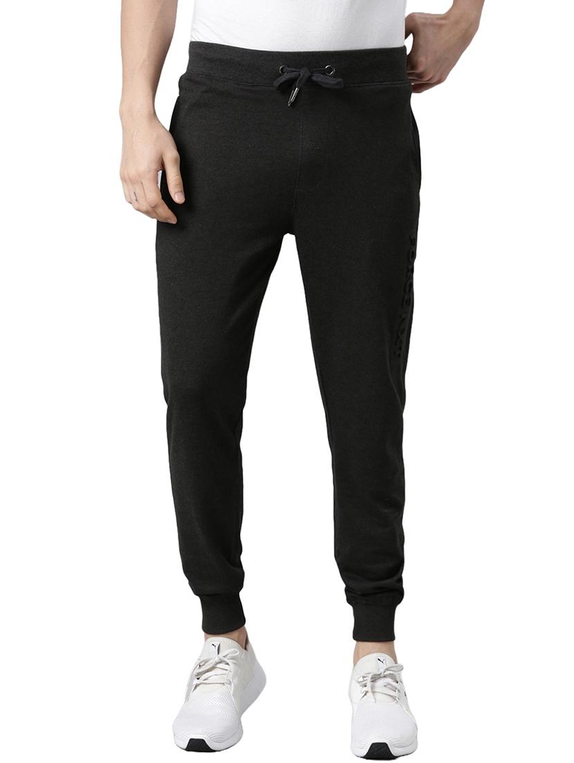 men black solid jogger - 21575847 - Zoom Image - 0