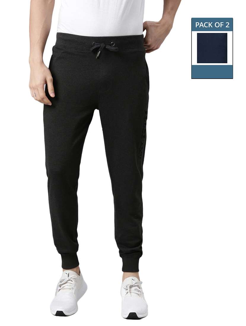 men pack of 2 solid joggers