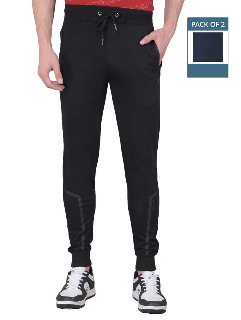 men pack of 2 solid joggers