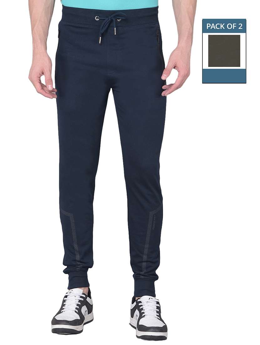 men pack of 2 solid joggers