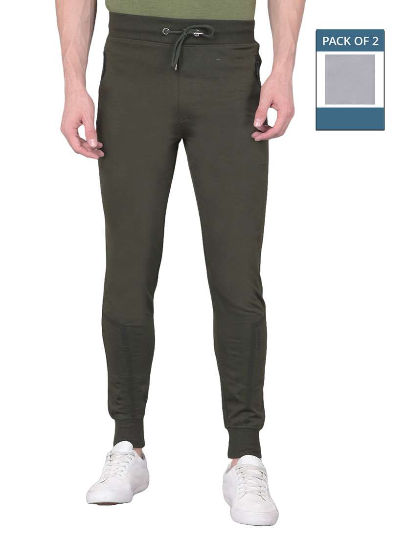 men pack of 2 solid joggers