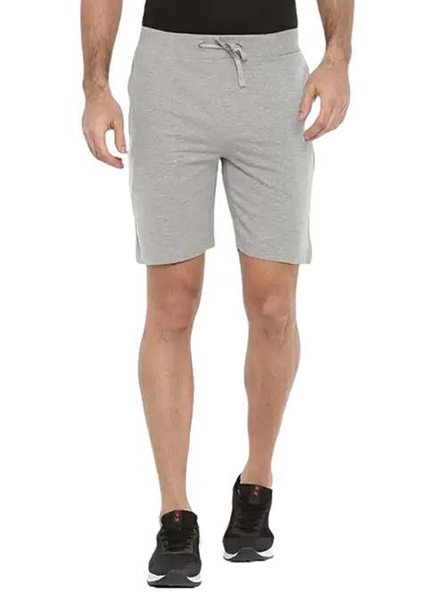 men solid mid rise regular fit shorts - 21576017 -  Standard Image - 0