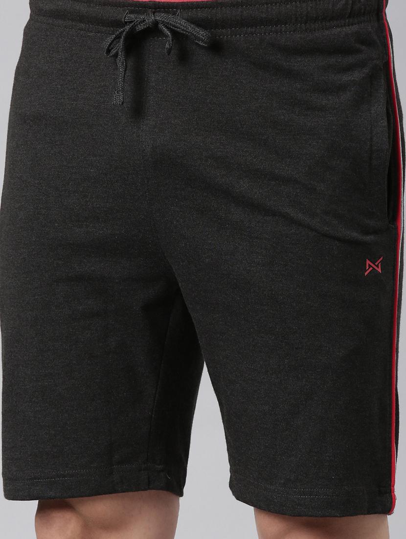 men pack of 3 solid regular fit shorts - 21576046 - Standard Image - 3