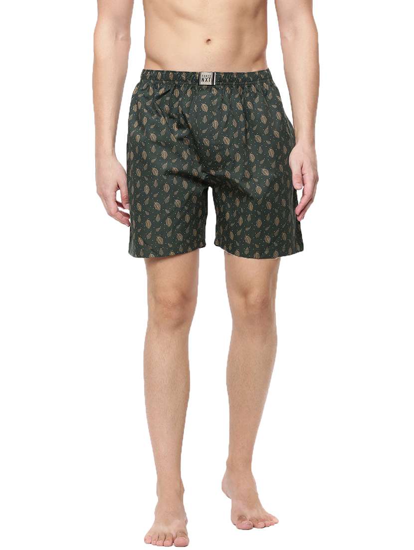 men printed mid rise boxers - 21576074 - Zoom Image - 0