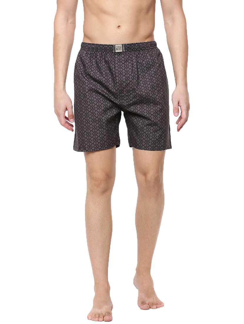 men printed mid rise boxers - 21576075 -  Zoom Image - 0