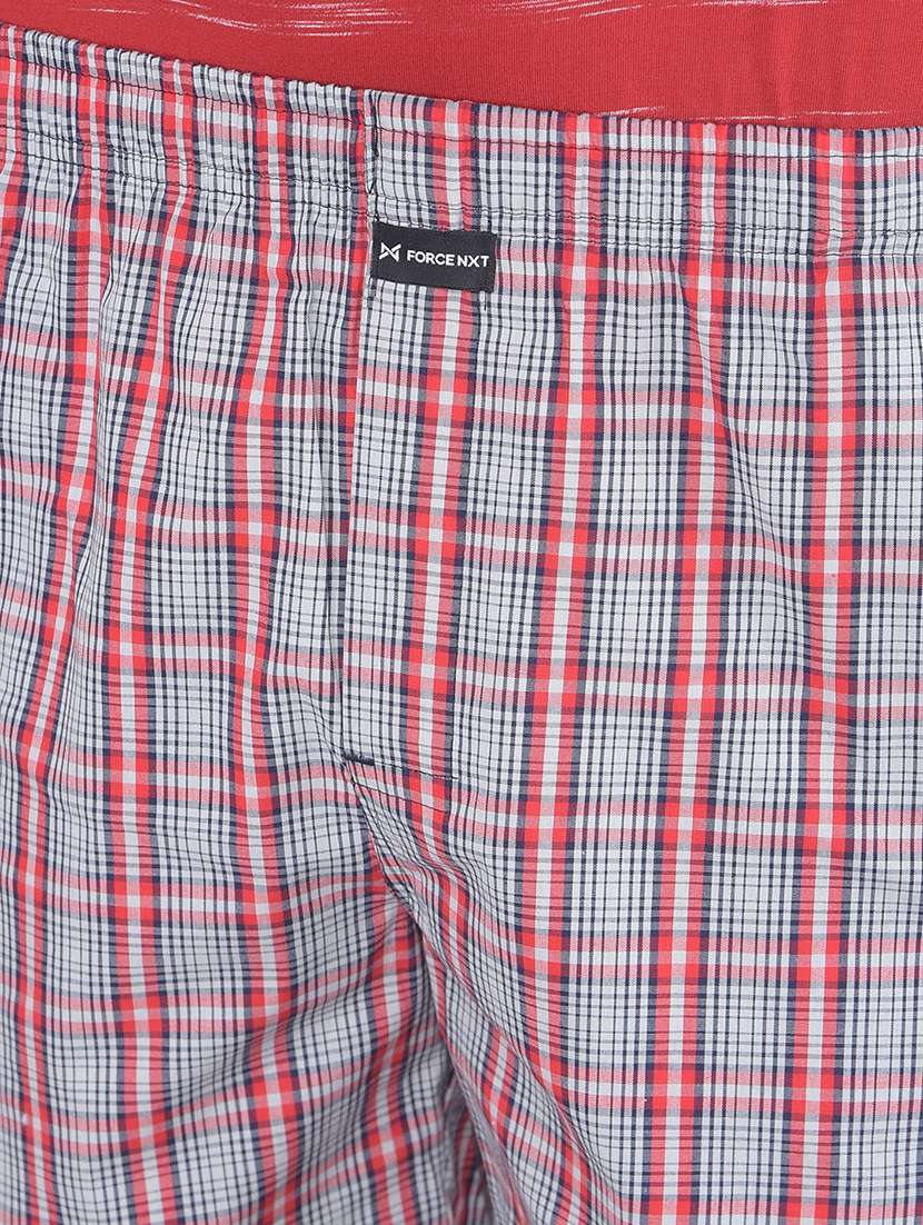 men pack of 2 checkered mid rise boxers - 21576091 -  Standard Image - 3