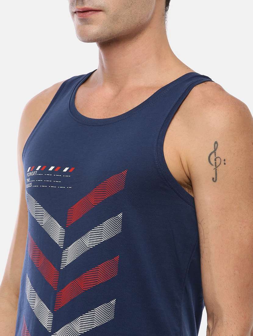 men pack of 2 printed sports vest - 21576107 -  Standard Image - 3