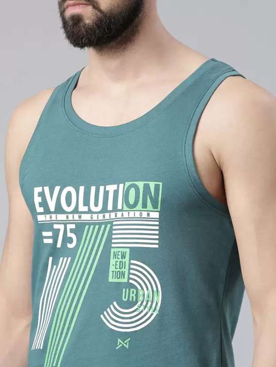 men pack of 3 printed sports vest - 21576112 -  Standard Image - 3