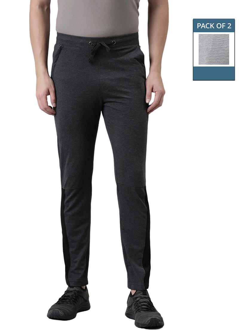men pack of 2 mid rise full length track pant - 21576123 -  Zoom Image - 0
