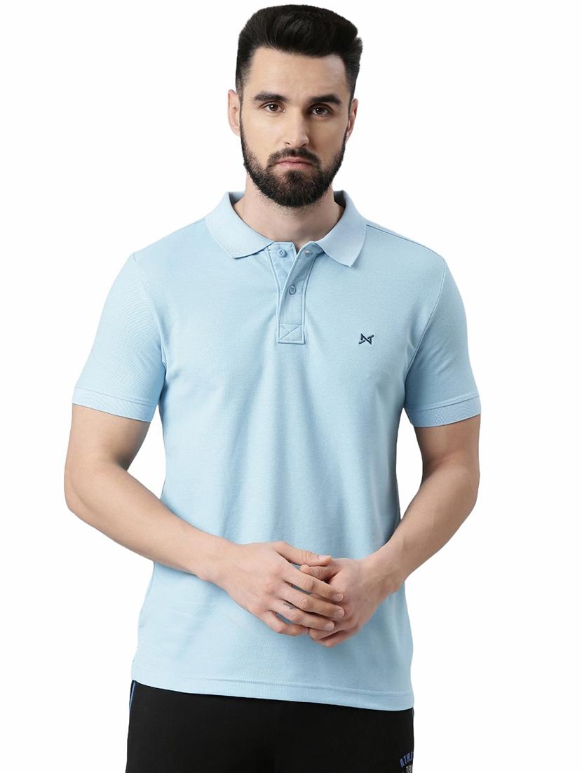 men solid short sleeve t-shirt - 21576214 -  Zoom Image - 0