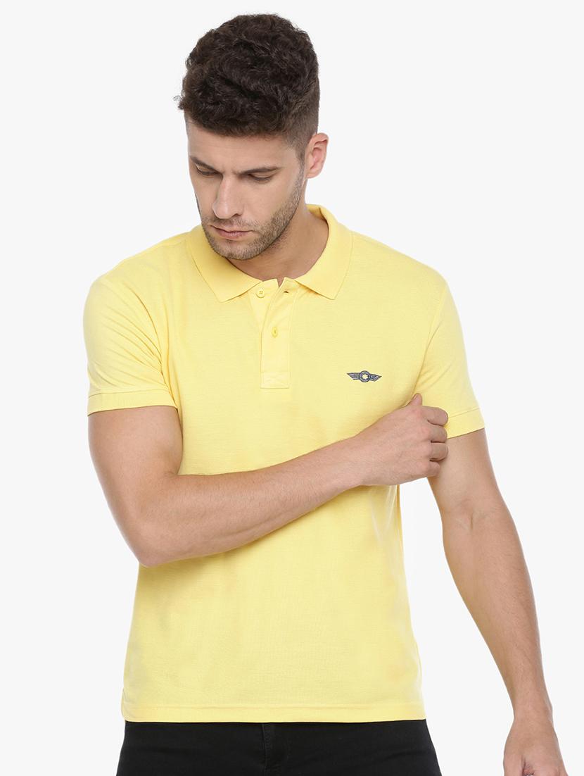 men solid short sleeve t-shirt - 21576228 -  Zoom Image - 0
