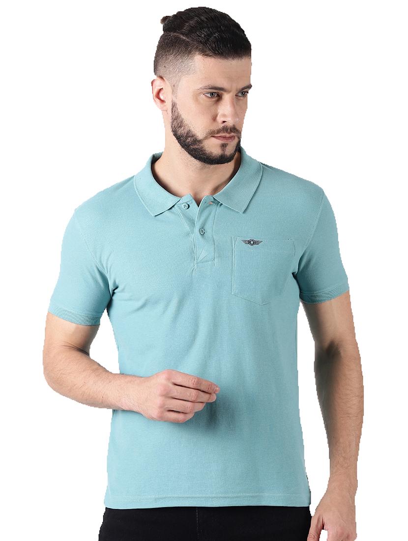 men solid short sleeve t-shirt