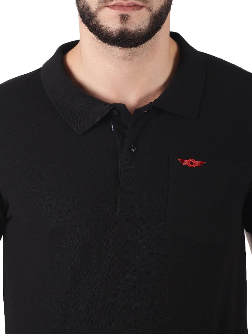 men solid short sleeve t-shirt - 21576283 - Standard Image - 3