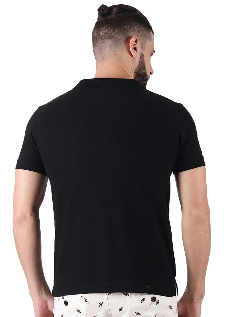 men solid pack of 2 short sleeve t-shirt - 21576322 -  Standard Image - 3