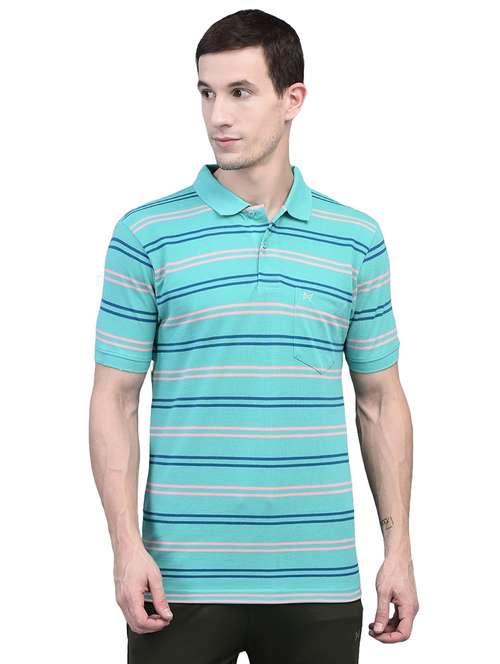 men stripe short sleeve t-shirt - 21576333 - Standard Image - 0