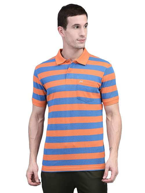 men stripe short sleeve t-shirt - 21576334 - Standard Image - 0