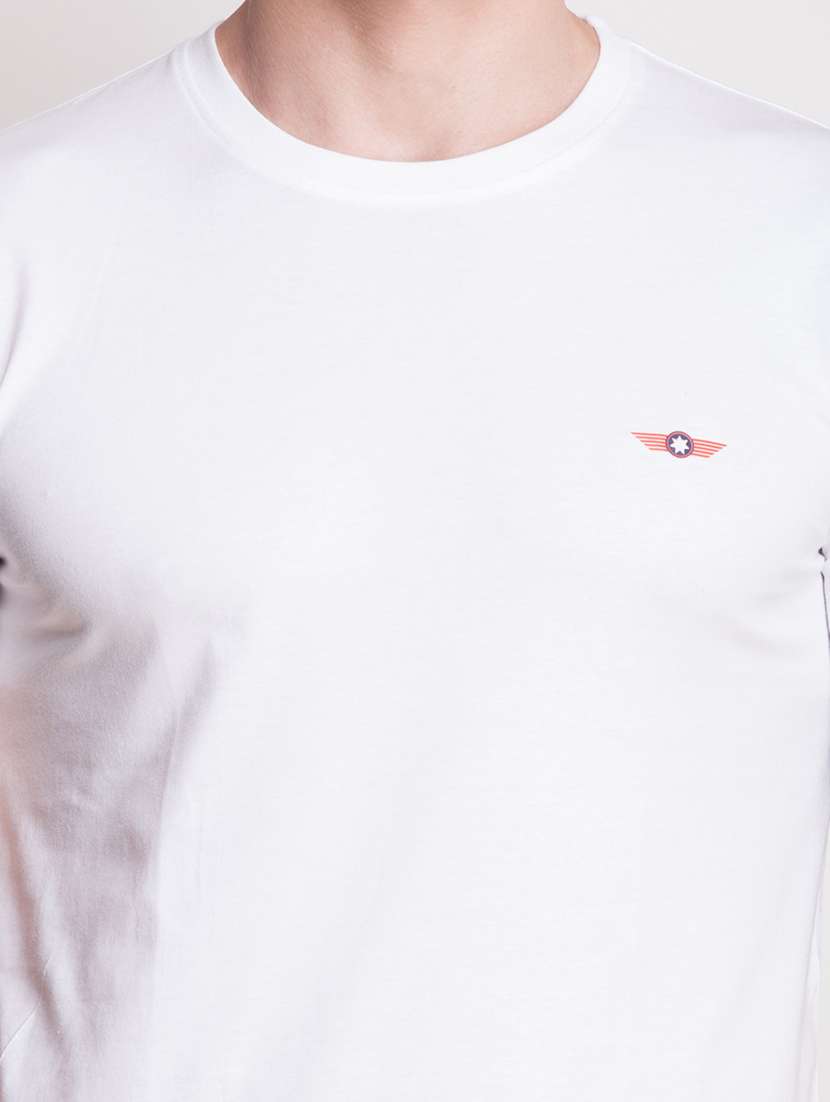 men solid short sleeve t-shirt - 21576359 - Standard Image - 3