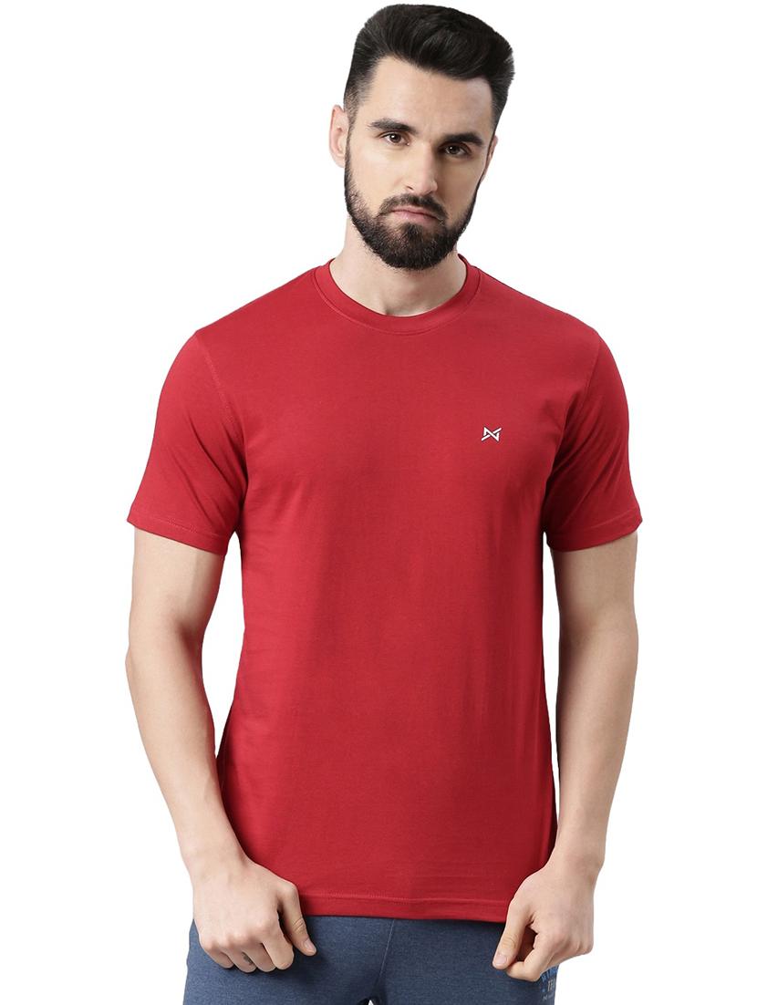 men solid short sleeve t-shirt - 21576360 -  Zoom Image - 0