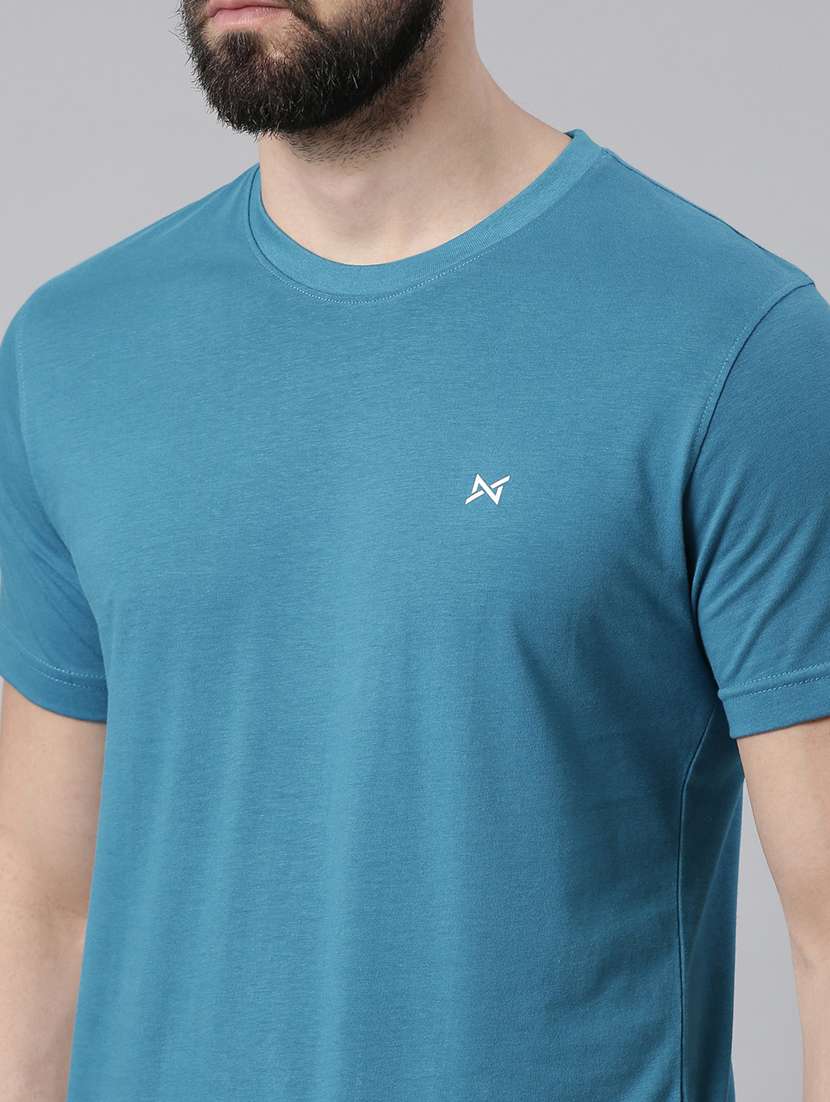 men solid short sleeve t-shirt - 21576363 -  Standard Image - 3