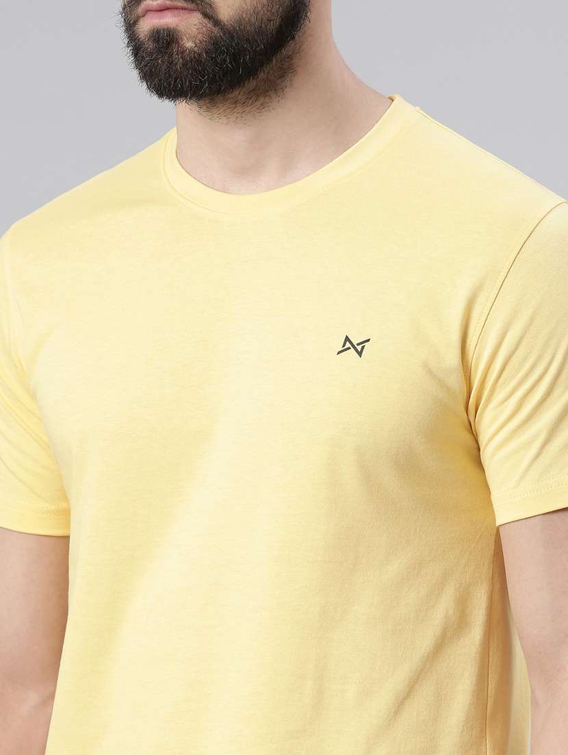 men solid short sleeve t-shirt - 21576364 -  Standard Image - 3