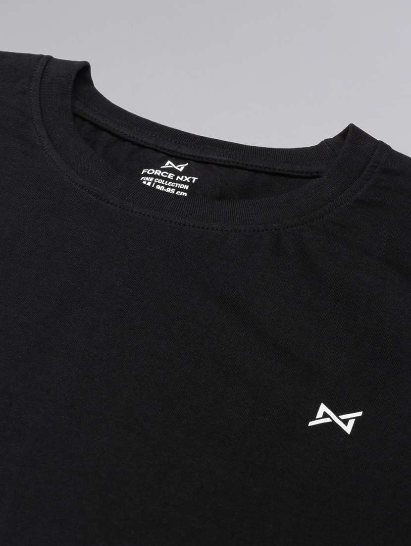 men solid pack of 2 short sleeve t-shirt - 21576378 -  Standard Image - 3