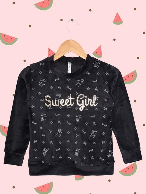 girls all over printed round neck sweatshirt - 21577313 -  Standard Image - 0