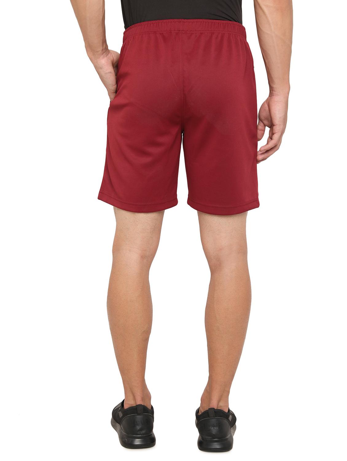 men regular fit plain mid rise shorts - 21577339 - Standard Image - 3