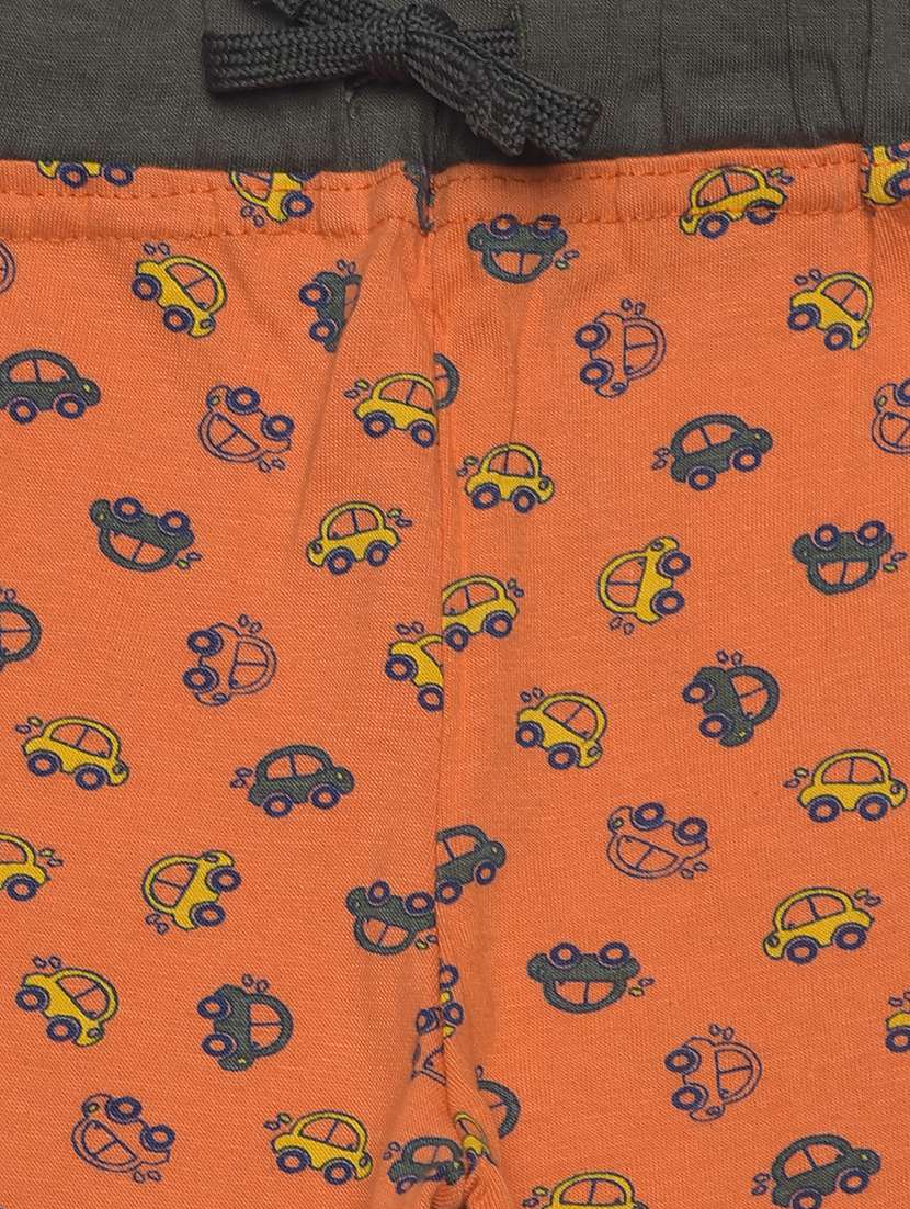 boys printed drawstring loungwear shorts  - 21577664 -  Standard Image - 3