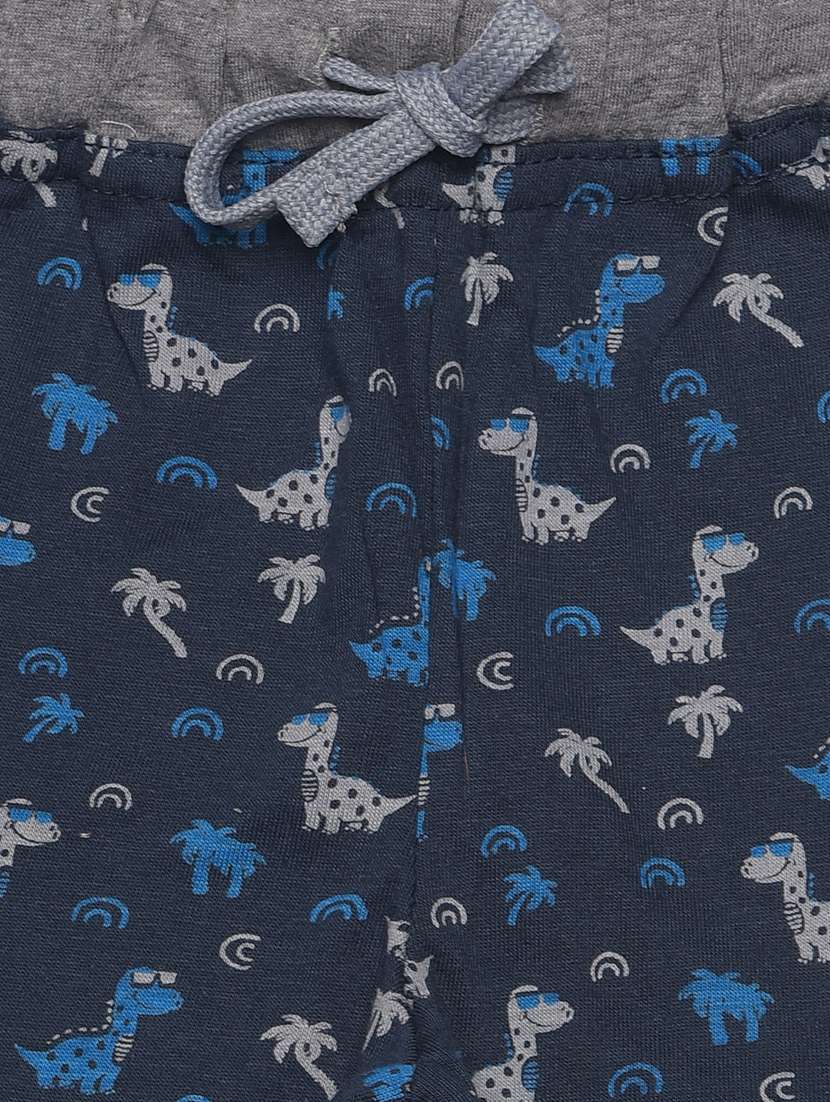 boys pack of 2 printed drawstring loungwear shorts  - 21577670 -  Standard Image - 3