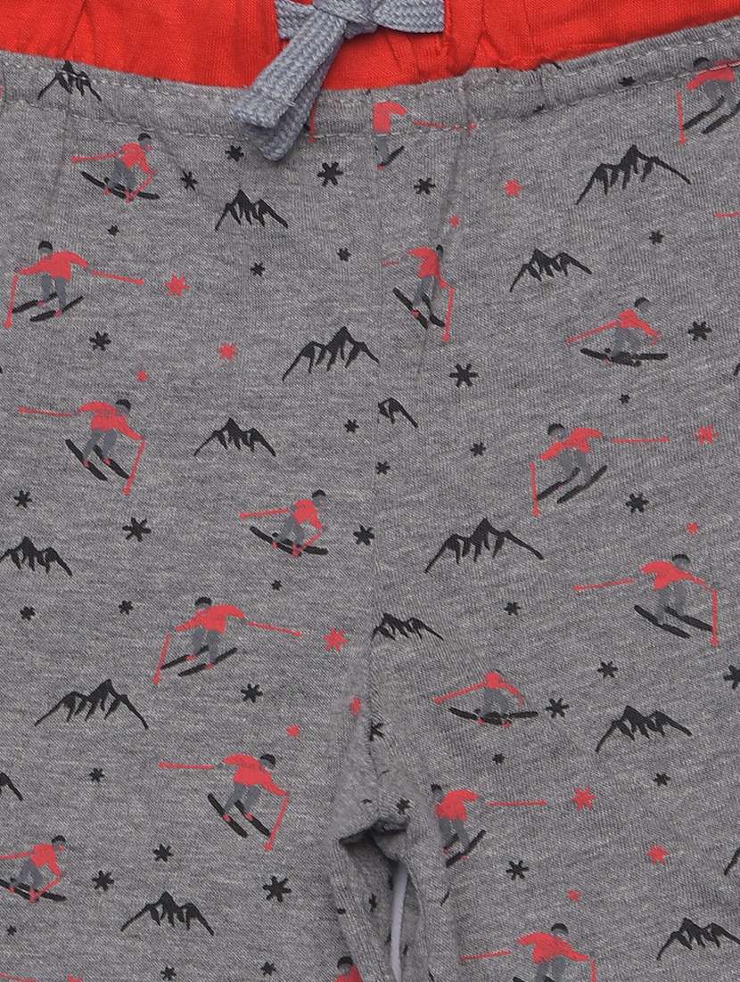 boys pack of 2 printed drawstring loungwear shorts  - 21577671 -  Standard Image - 3