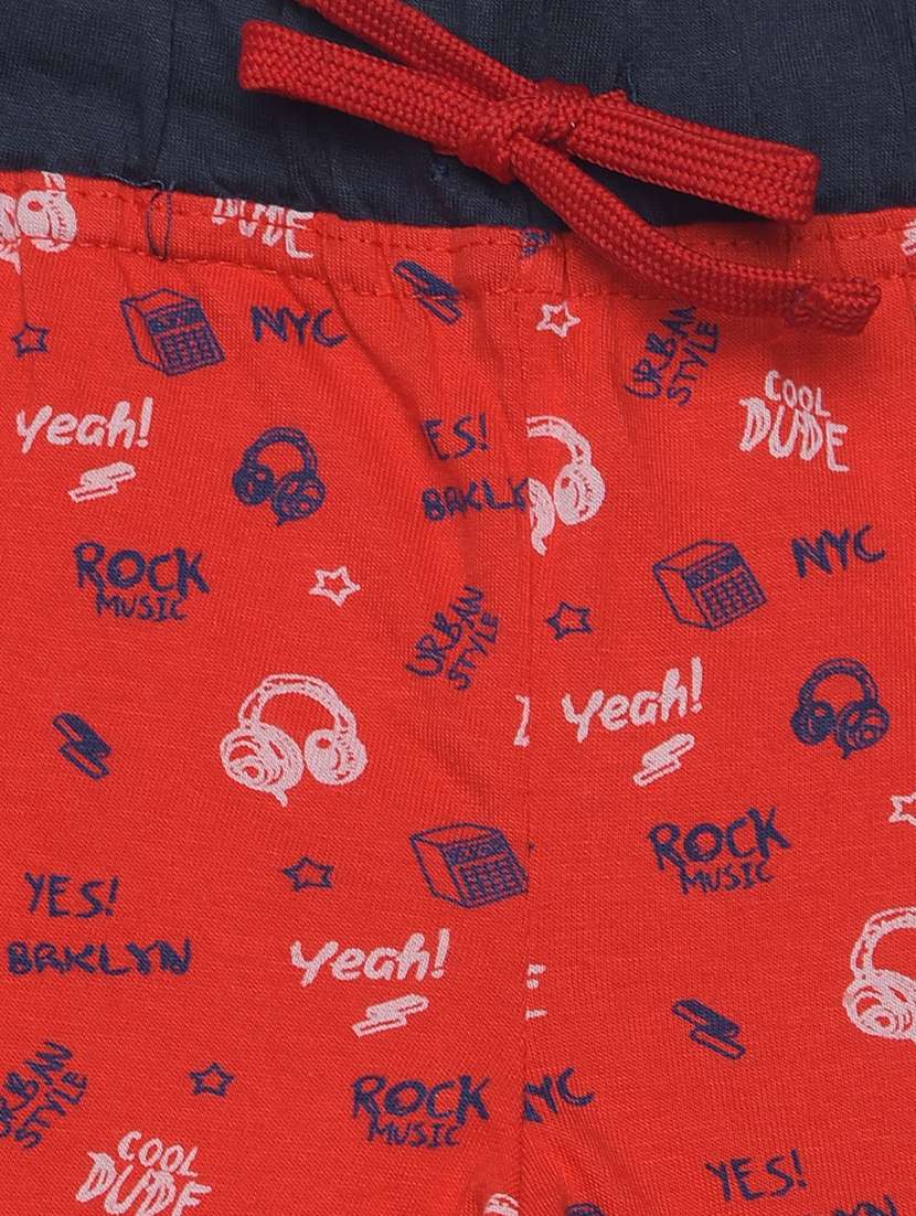 boys pack of 3 printed drawstring loungwear shorts  - 21577673 -  Standard Image - 3