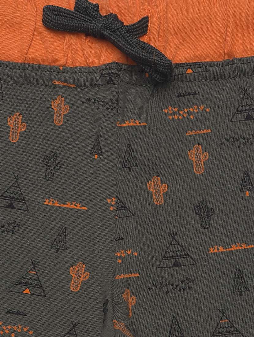 boys pack of 5 printed drawstring loungwear shorts  - 21577678 -  Standard Image - 3