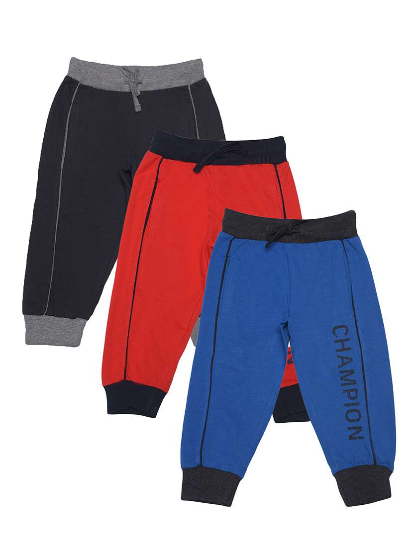 boys pack of 3 placement printed drawstring three-fourths