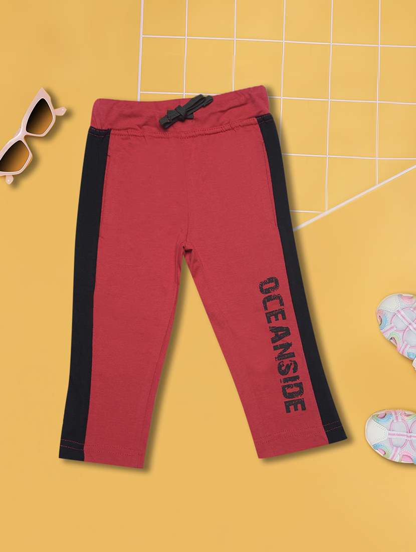 boys placement printed drawstring three-fourths