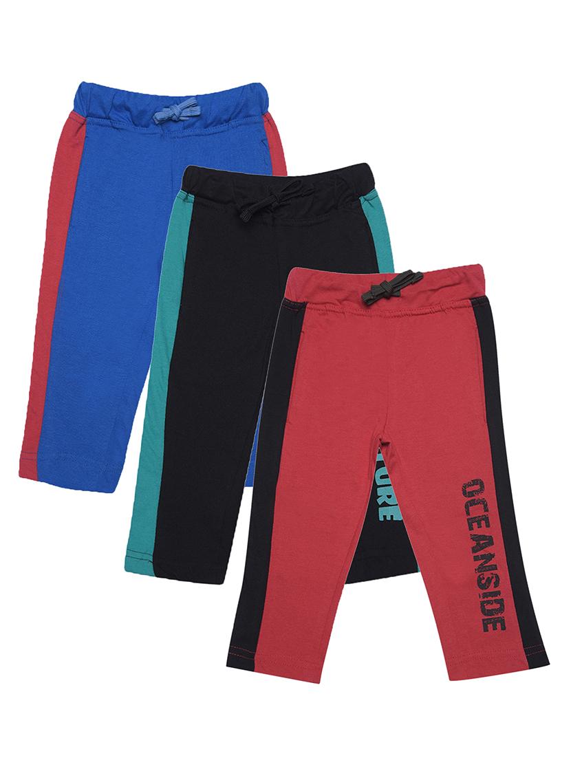 boys pack of 3 placement printed drawstring three-fourths