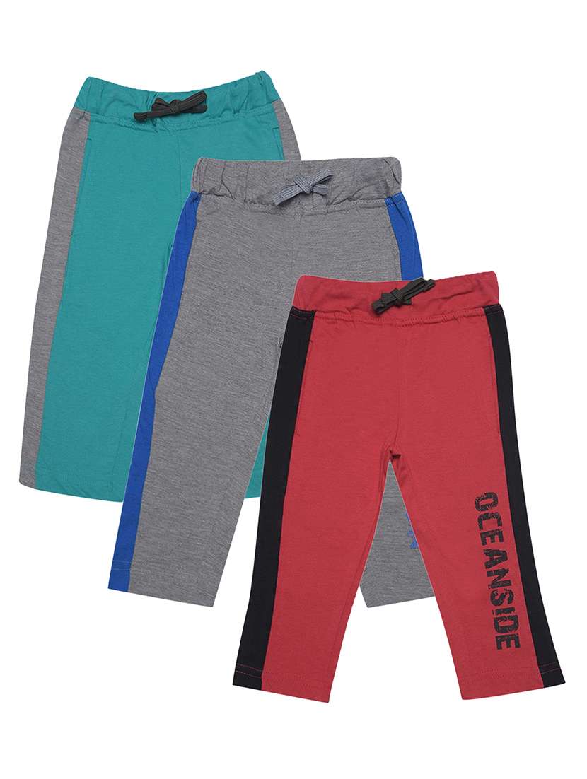 boys pack of 3 placement printed drawstring three-fourths