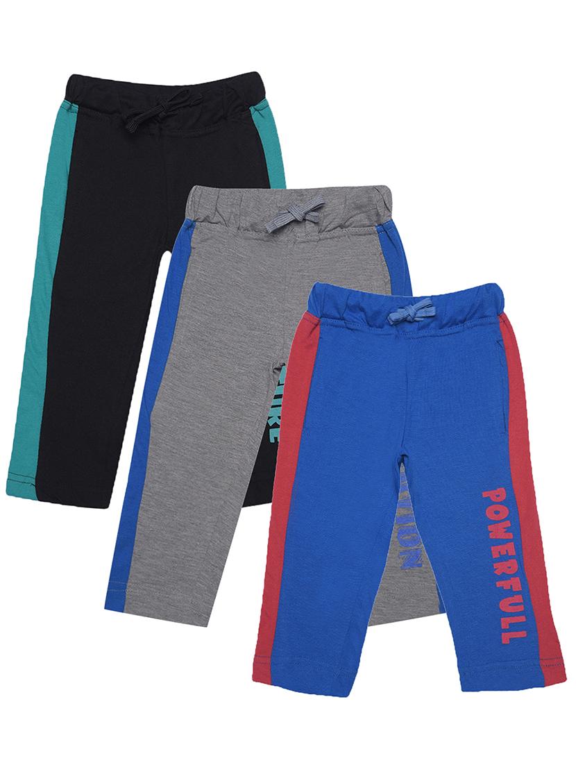 boys pack of 3 placement printed drawstring three-fourths