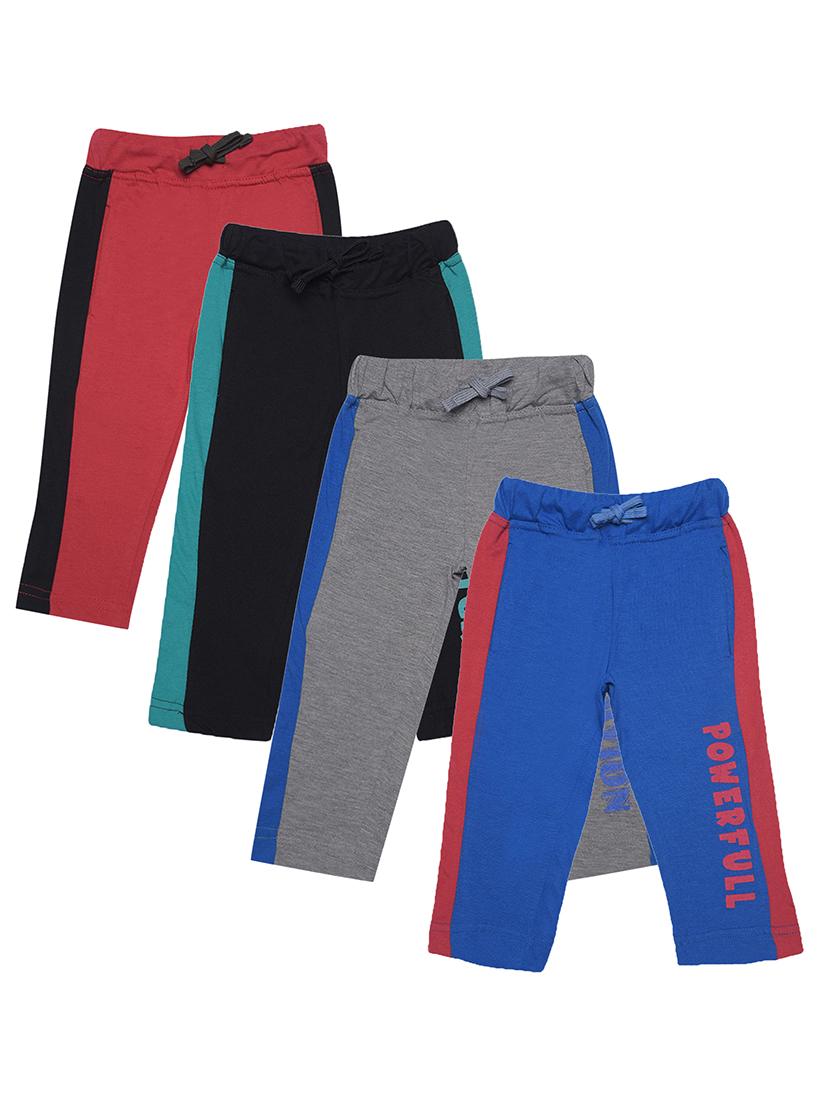 boys pack of 4 placement printed drawstring three-fourths