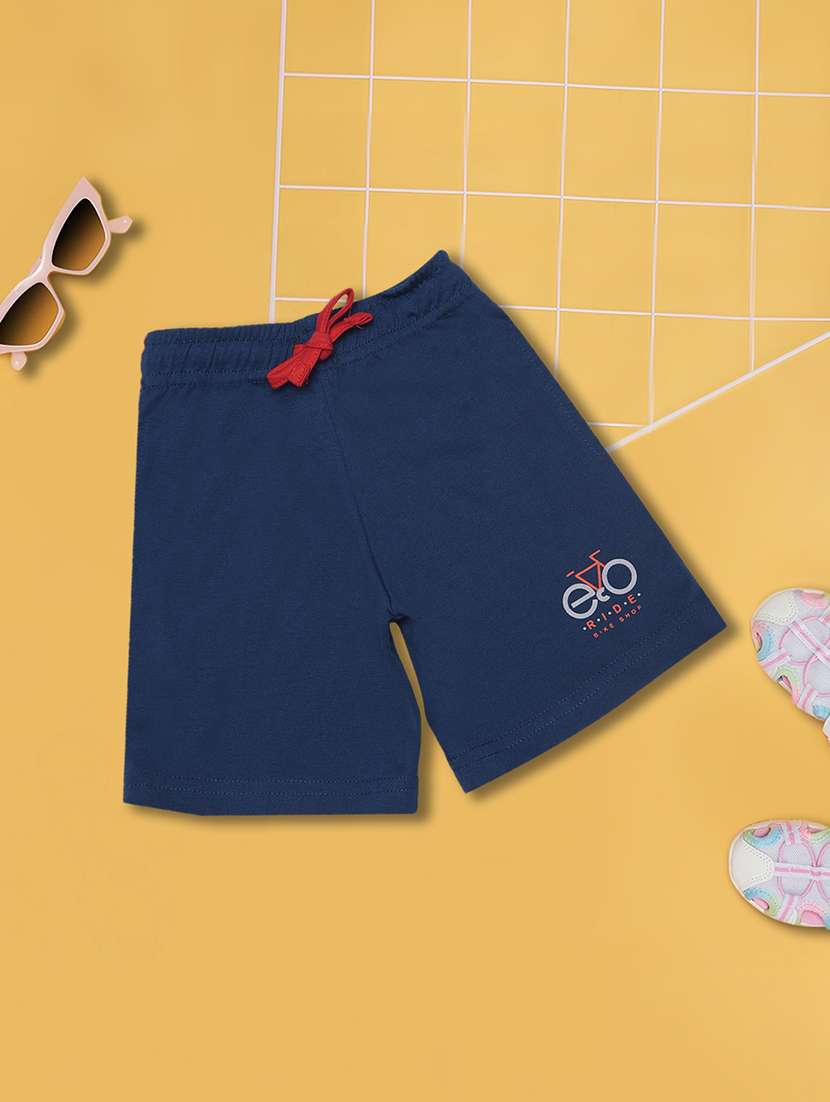 boys placement printed drawstring shorts