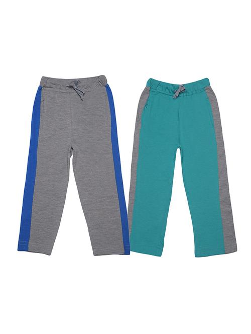 boys pack of 2 color block mid rise track pant with drawstring - 21577763 - Standard Image - 0