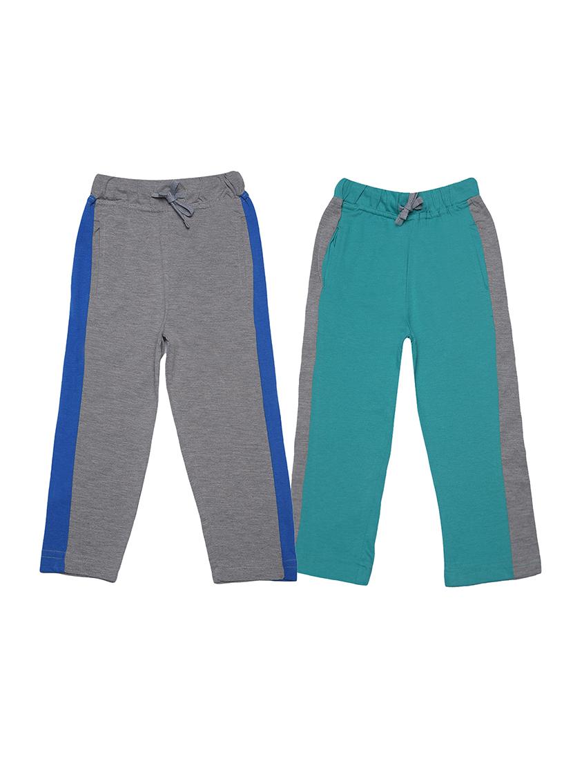 boys pack of 2 color block mid rise track pant with drawstring - 21577763 - Zoom Image - 0