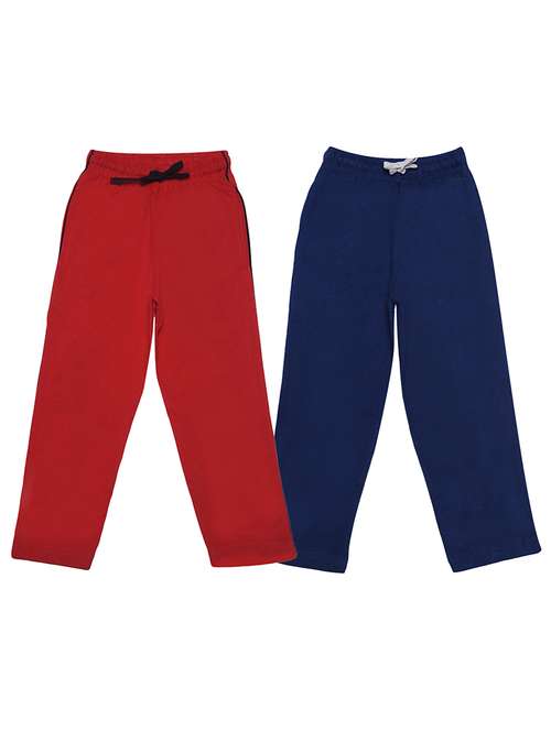boys pack of 2 solid mid rise drawstring track pant - 21577779 - Standard Image - 0