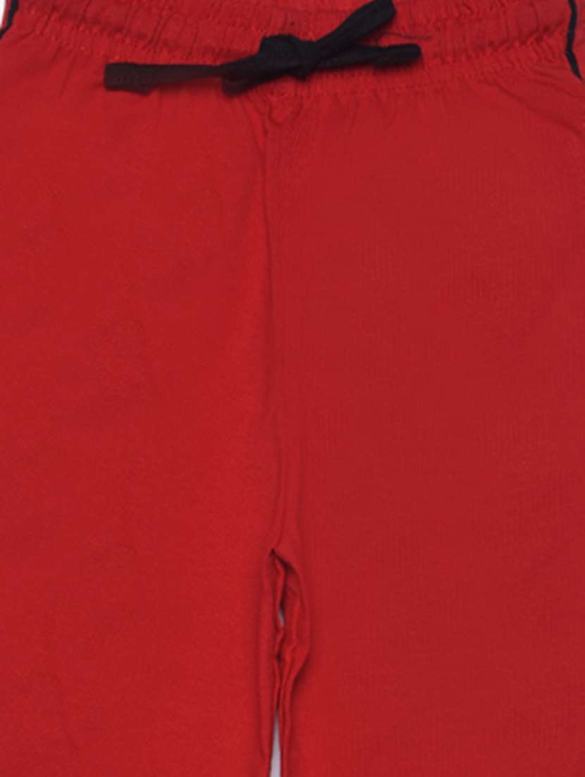 boys pack of 2 solid mid rise drawstring track pant - 21577779 - Standard Image - 3