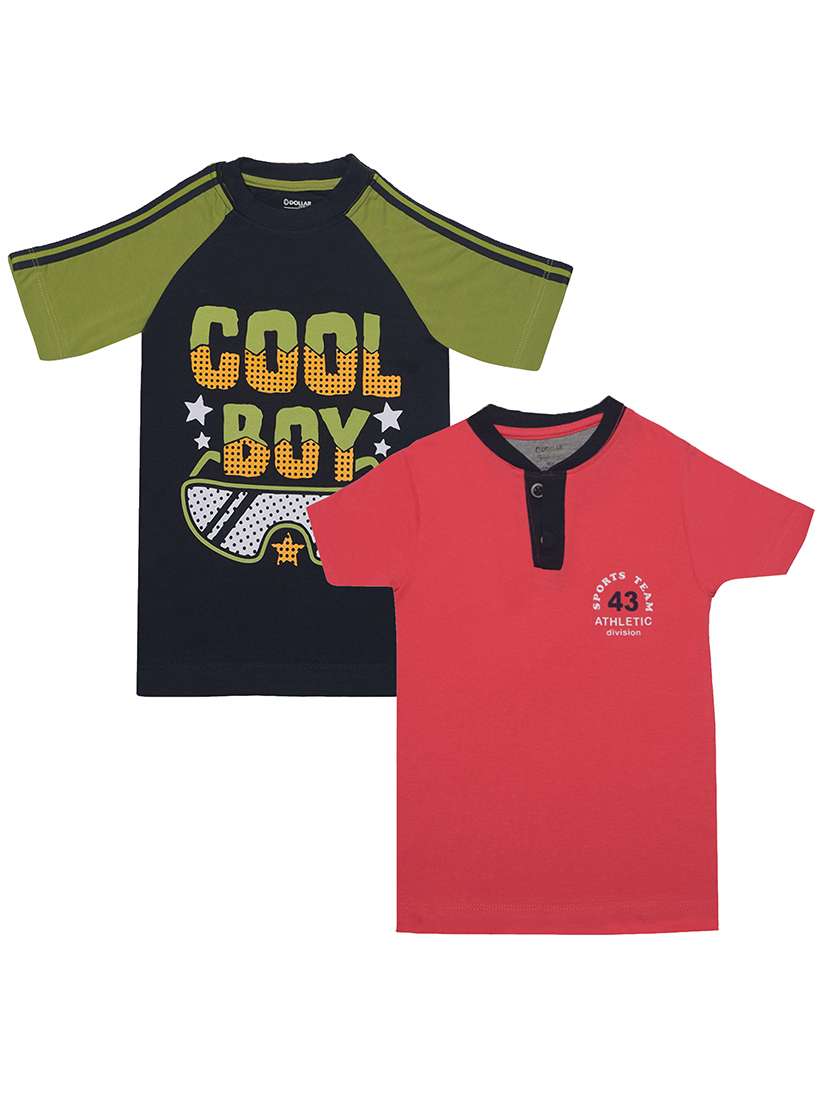 boys pack of 2 short sleeves t-shirts