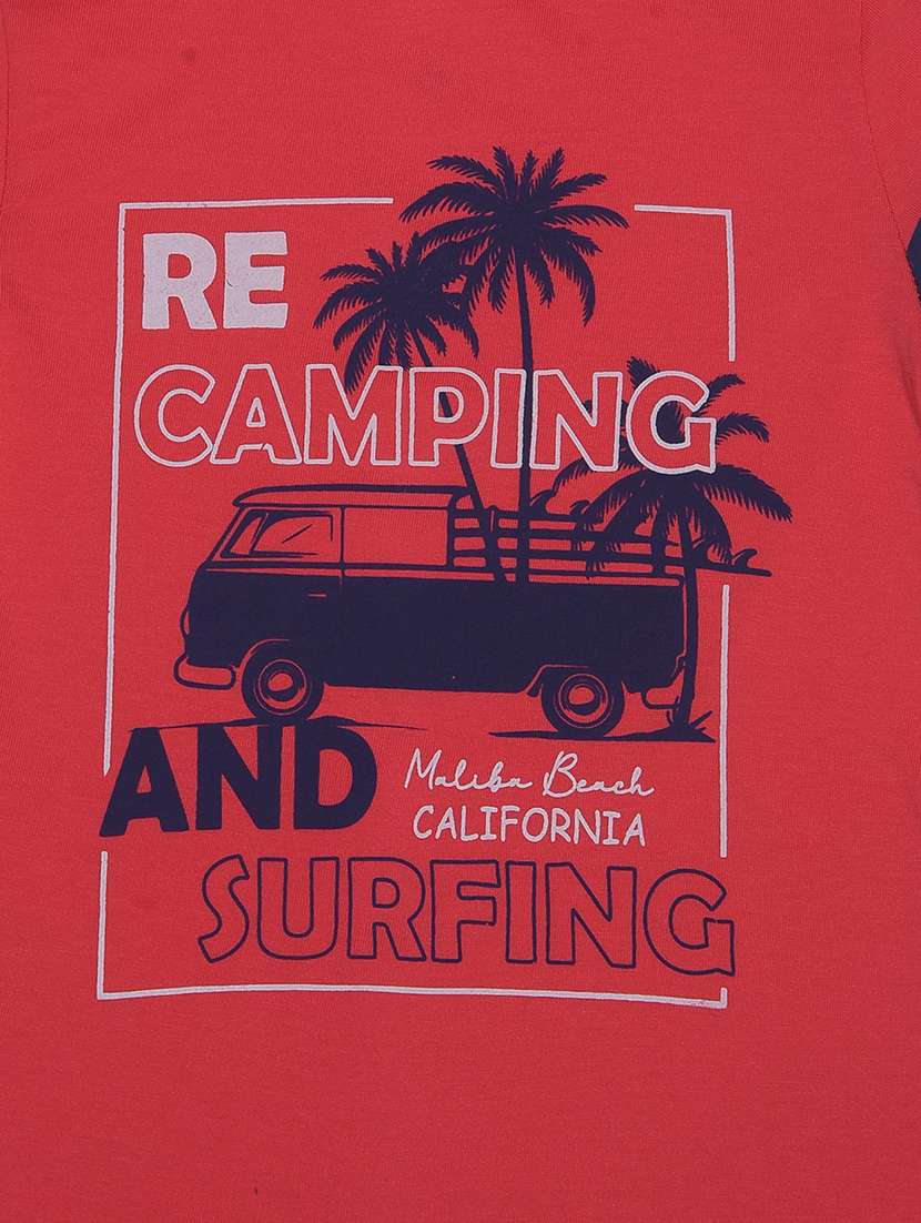 boys pack of 2 round neck printed t-shirt - 21577844 -  Standard Image - 3