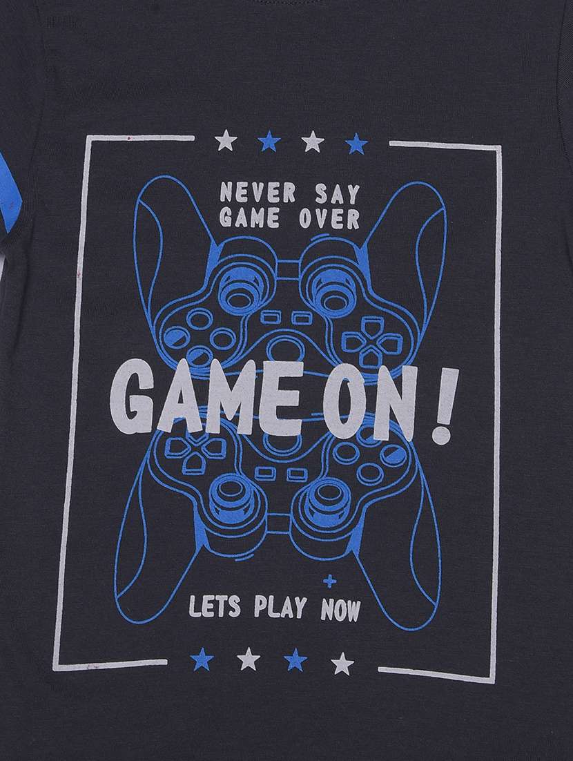 boys pack of 3 round neck printed t-shirt - 21577848 -  Standard Image - 3