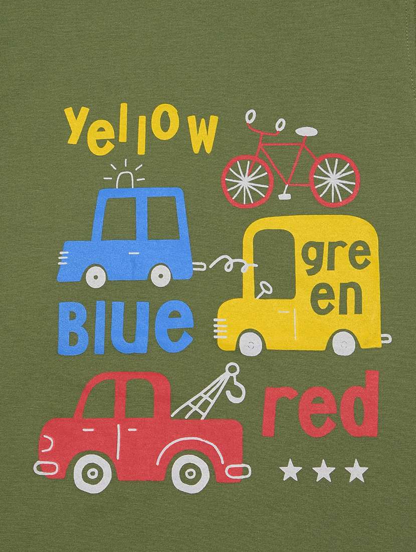 boys pack of 4 round neck printed sleeveless t-shirt - 21577868 -  Standard Image - 3