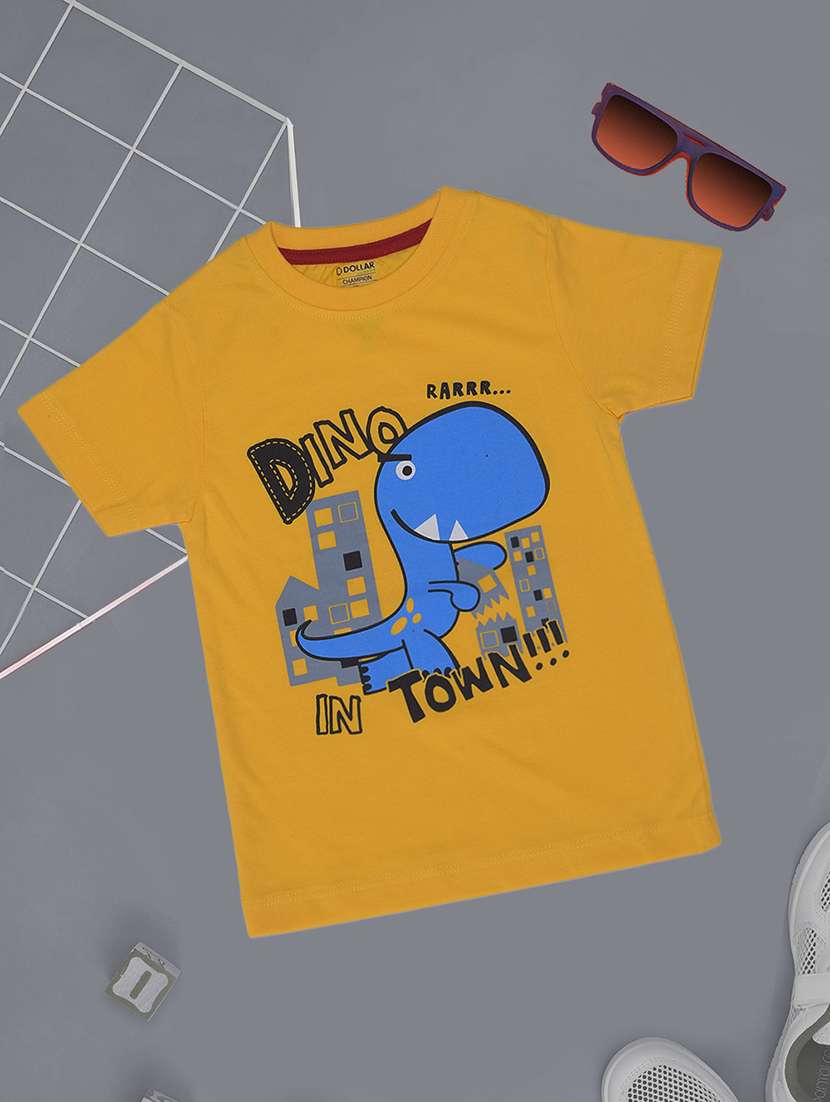 boy pack of 2 printed short sleeve t-shirt