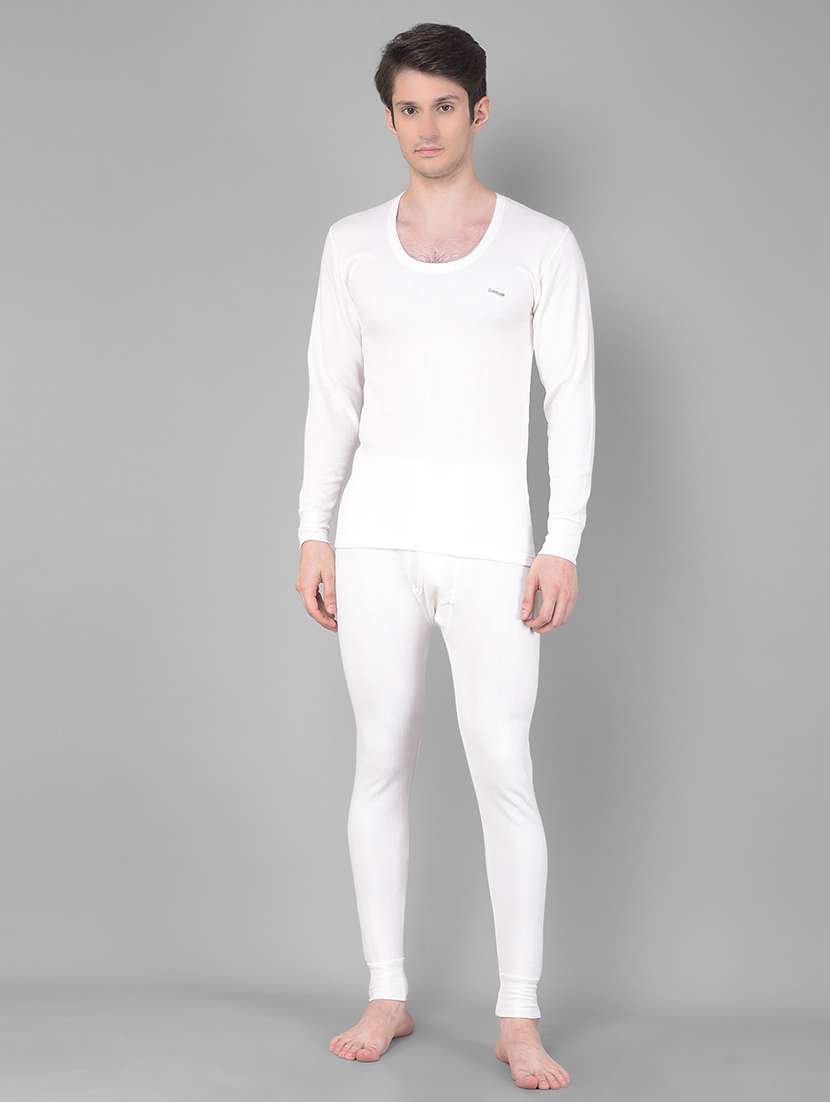 men solid full length thermal bottom - 21578036 -  Standard Image - 3